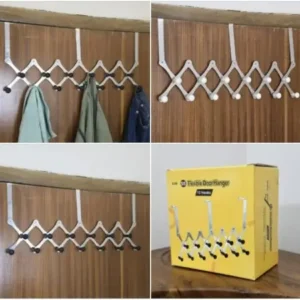 SS Flexible Door Hanger 13 Hook