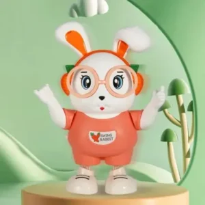 Rechargeable Dancing Rabbit Toy (Orange)