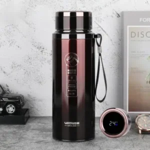 Smart Stainless Steel Vacuum Flask (750ml -Dark Maroon)