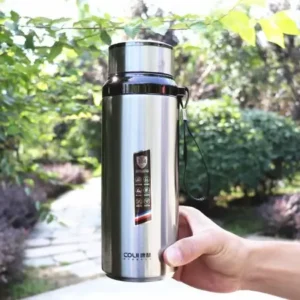 Stainless Steel Vacuum Flask (800ml -Silver )