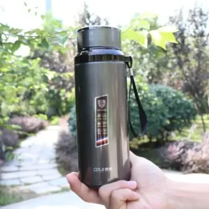 Stainless Steel Vacuum Flask (800ml -Grey )