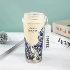 Premium travel coffee mug-(530 ml Iris )