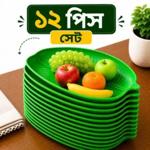 Banana Leaf Plate – (12 pics set)