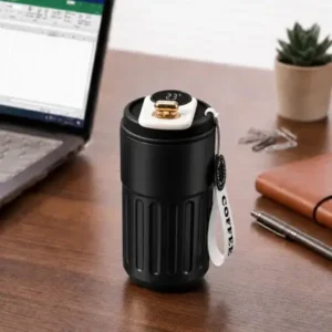 LED Thermal Mug (460ML Black)